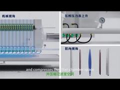 تجهیزات آبگیری لجن درجه صنعتی فیلتر پرس تسمه ای به طور مداوم 24 ساعت شبانه روز کار می کند.
