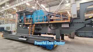 سنگ شکن مخروطی هیدرولیک قدرتمند برای ساخت و ساز
