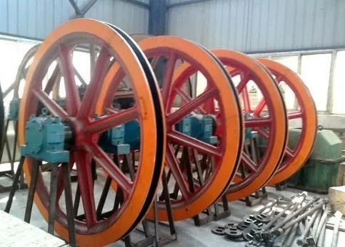 Castings And Forgings 45 # Steel Head Sheave For Mining Hoist