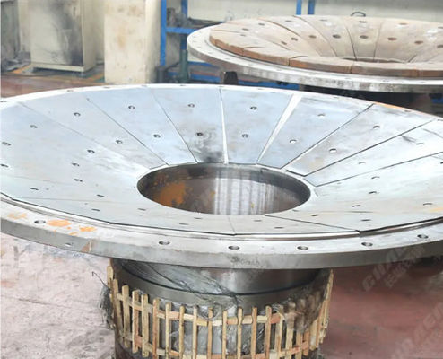 Cast Steel Ball Mill End Cover With Large R Rounded Corners CITIC HIC Machine Parts