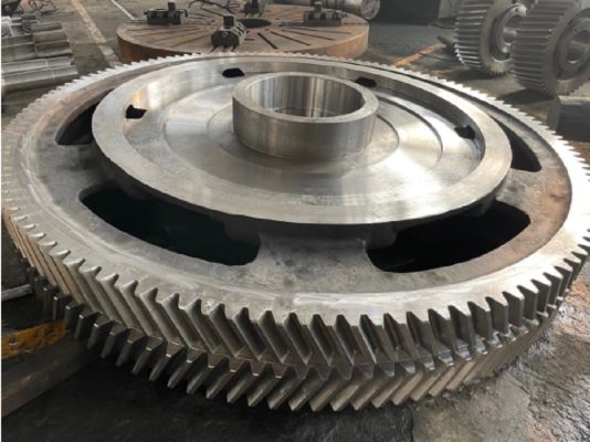 High Temperature And Wear Resistant Ball Mill Gear Ring Parts For Mining And Metallurgy