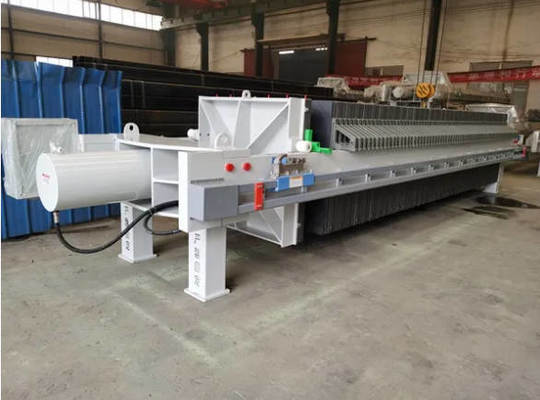 Compact Structure Fully Automatic Unloading Once Open Filter Press