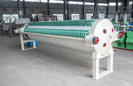Solid-Liquid Separation Filtration High Pressure Round Plate Filter Press