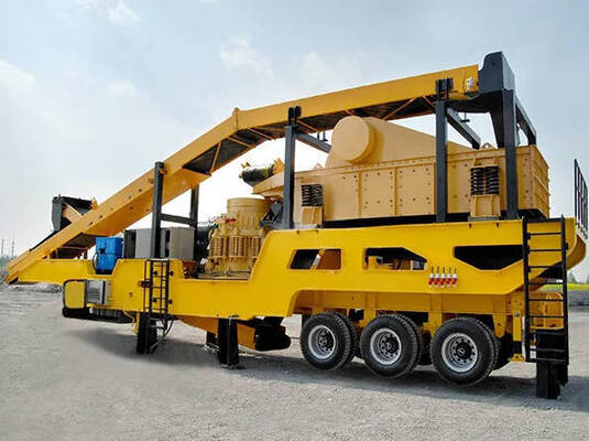 Mobile Crushing And Screening Station With Convenient Relocation
