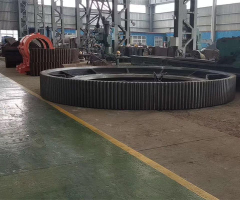 Casting Steel 10 Module ASTM Ball Mill Girth Gear and rotary kiln girth gear factory price