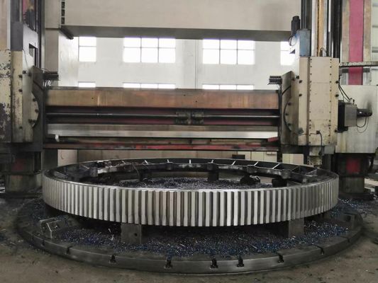 Forging Steel Large Dia 16000mm Rotary Kiln Girth Gear for cement plant