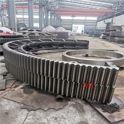 Casting Steel 10 Module ASTM Ball Mill Girth Gear and rotary kiln girth gear factory price