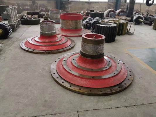 ریخته گری و آهنگری گلوله آسیاب درپوش انتهایی پوشش انتهایی ZG270-500 فولاد ریخته گری