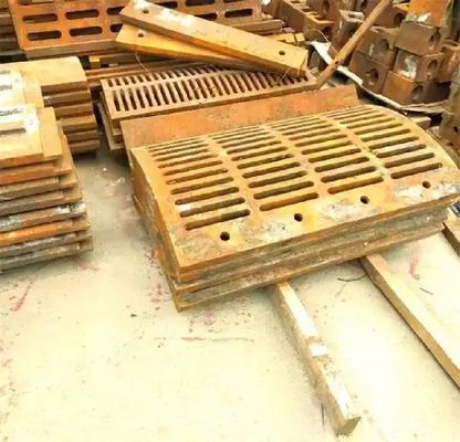 آستر سنگ شکن فولاد منگنز بالا قطعات ماشین آلات معدن