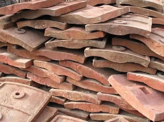 صفحه آستر آلیاژی مقاوم در برابر سایش را می توان برای سنگ شکن و آسیاب گلوله ای سفارشی کرد.