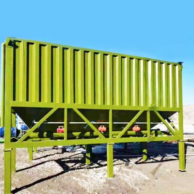 تجهیزات کارخانه سیمان مخزن سیمان افقی 50T-150T سیلو سیمان افقی برای پروژه استخراج قطعات کنکریت