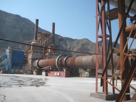 2.5x40 180tpd غلتک پشتیبانی کوره دوار سیمان و قیمت کارخانه