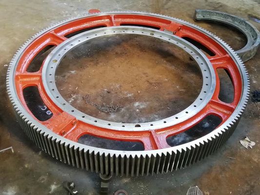 چرخ دنده دور آسیاب با کیفیت بالا برای کارخانه سیمان و یا کارخانه بنفیکاسیون