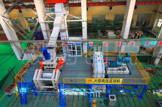 دستگاه بریکت سرد/گرم دستگاه متالورژی 100TPH و دستگاه پرس توپ