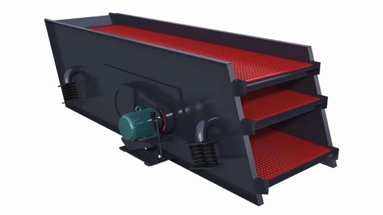 کارآیی غربالگر خطی ارتعاشی 15 ~ 1300 T / H برای خشت