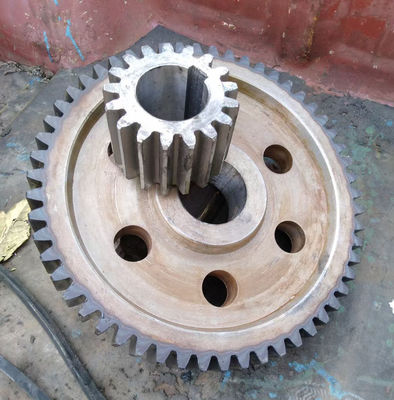 42CrMo Steel 45 Steel Spur Gear چرخ دنده چرخ دنده برای آسیاب توپ